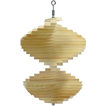 Natural Pine Wind Spinner - Image 3